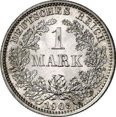 Obverse 1 Mark 1905 E "Type 1891-1916" - Silver Coin Value - Germany, German Empire