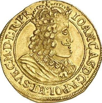 Obverse Ducat 1654 HIL "Torun" - Gold Coin Value - Poland, John II Casimir