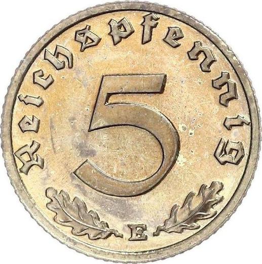 Obverse 5 Reichspfennig 1937 E "Type 1936-1939" -  Coin Value - Germany, Third Reich