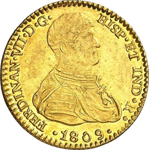 Avers 2 Escudos 1809 S CN "Typ 1808-1809" - Goldmünze Wert - Spanien, Ferdinand VII