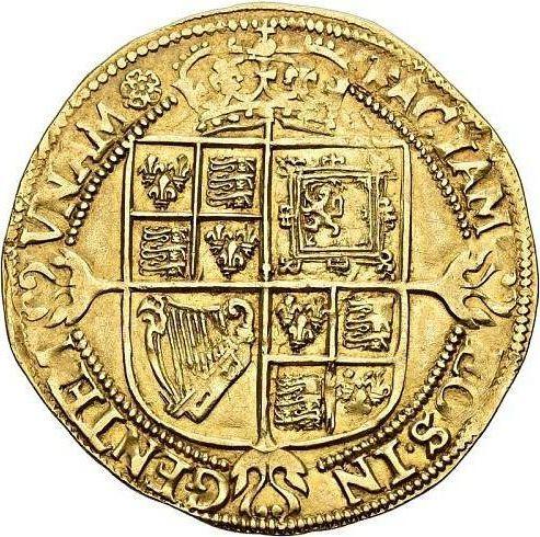 Reverse Laurel no date (1619-1625) "Third bust" - Gold Coin Value - United Kingdom, James I