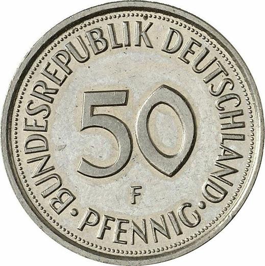 Anverso 50 Pfennige 1985 F - valor de la moneda - Alemania, RFA