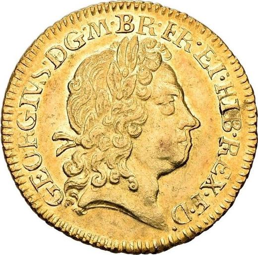 Obverse Half Guinea 1718 "First laureated bust" - Gold Coin Value - United Kingdom, George I