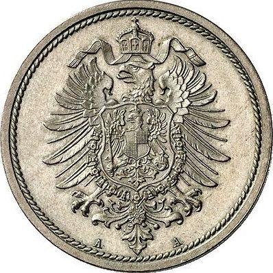 Reverse 10 Pfennig 1875 A "Type 1873-1889" -  Coin Value - Germany, German Empire