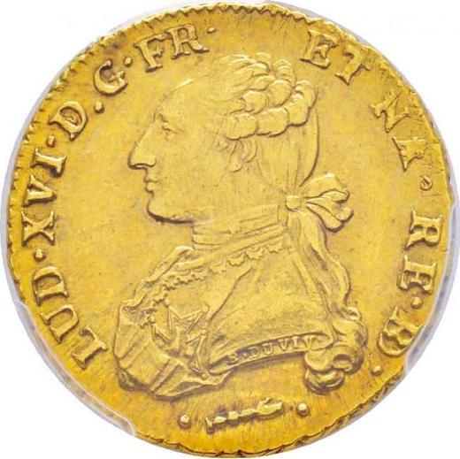 Obverse Double Louis d'Or 1778 - Gold Coin Value - France, Louis XVI