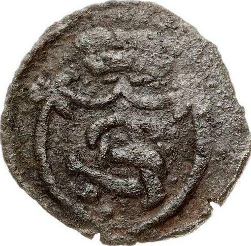 Awers monety - Obol 1546 "Litwa" Monogram w tarczy - cena srebrnej monety - Polska, Zygmunt II August