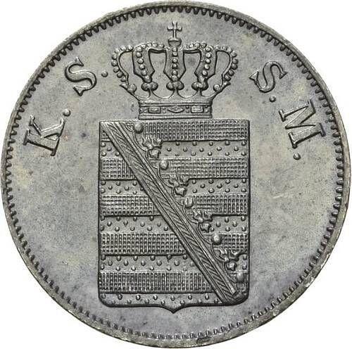 Obverse 2 Pfennig 1843 G - Coin Value - Saxony-Albertine, Frederick Augustus II