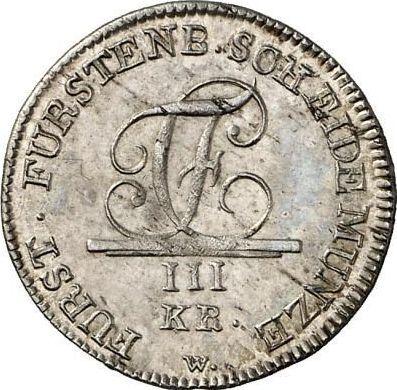 Obverse 3 Kreuzer 1804 W - Silver Coin Value - Furstenberg, Karl Joachim