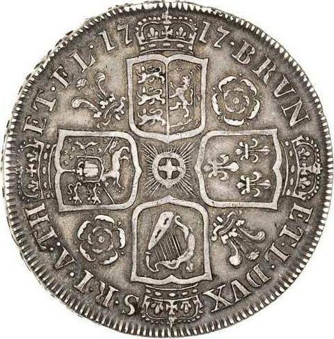 Reverse Halfcrown 1717 - Silver Coin Value - United Kingdom, George I