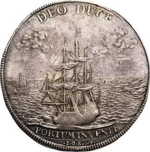 Awers monety - Talar 1717 IGS "Na śmierć Anny Zofii" - cena srebrnej monety - Polska, August II Mocny