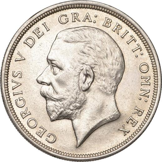 Awers monety - 1 korona 1929 - cena srebrnej monety - Wielka Brytania, Jerzy V