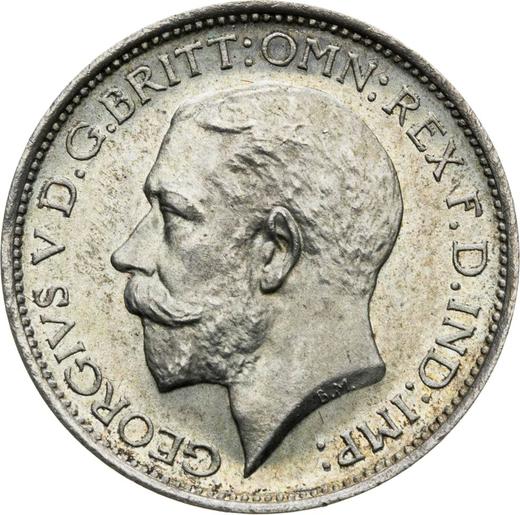 Anverso 4 peniques (Groat) 1923 - valor de la moneda de plata - Gran Bretaña, Jorge V