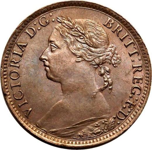 Obverse Farthing 1884 -  Coin Value - United Kingdom, Victoria