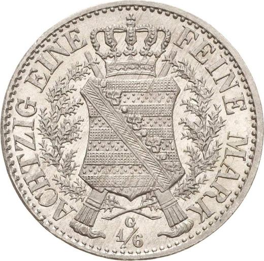 Reverse 1/6 Thaler 1836 G "Death of the King" - Silver Coin Value - Saxony-Albertine, Anthony