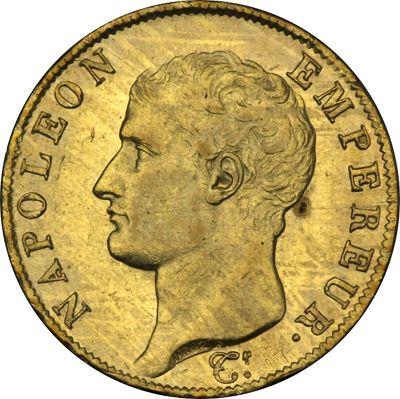 Obverse 40 Francs 1806 A "Type 1806-1807" - Gold Coin Value - France, Napoleon I