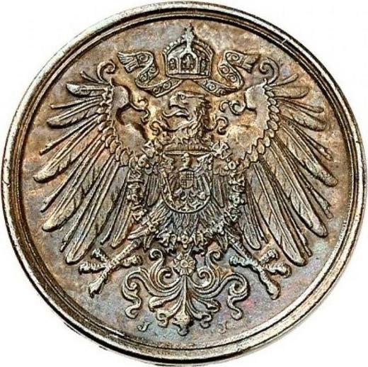 Reverse 1 Pfennig 1891 J "Type 1890-1916" - Coin Value - Germany, German Empire