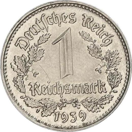 Avers 1 Reichsmark 1939 B "Typ 1933-1939" - Münze Wert - Deutschland, Drittes Reich