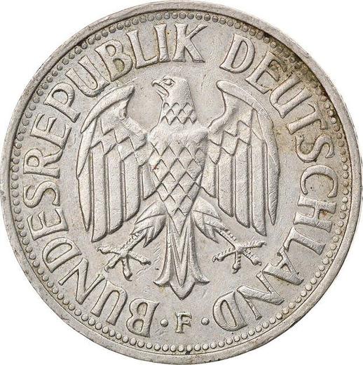 Reverse 1 Mark 1962 F -  Coin Value - Germany, FRG