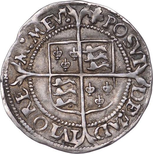Reverso 2 peniques (1/2 Groat) Sin fecha (1560-1561) "Segunda edición" - valor de la moneda de plata - Gran Bretaña, Isabel I