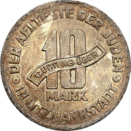Reverse 10 Mark 1943 "Litzmannstadt Ghetto" Silver - Silver Coin Value - Poland, German Occupation