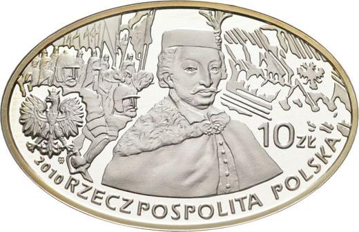 Реверс монеты - 10 злотых 2010 года MW RK "Битва при Клушине" - цена серебряной монеты - Польша, III Республика после деноминации