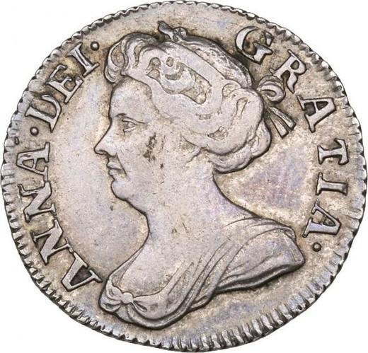 Obverse Sixpence 1707 "Type 1707-1711" Post-Union - Silver Coin Value - United Kingdom, Anne
