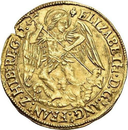 Avers Engel Ohne jahr (1559-1578) Linienrand - Goldmünze Wert - Großbritannien, Elisabeth I