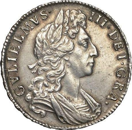 Obverse Halfcrown 1698 "New large shields" - Silver Coin Value - United Kingdom, William III