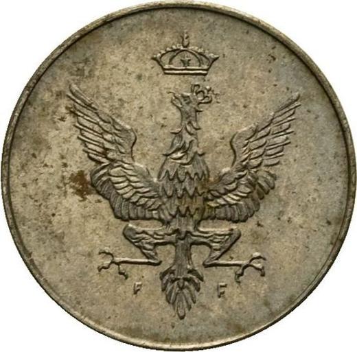 Obverse 1 Pfennig 1917 FF -  Coin Value - Poland, Kingdom of Poland