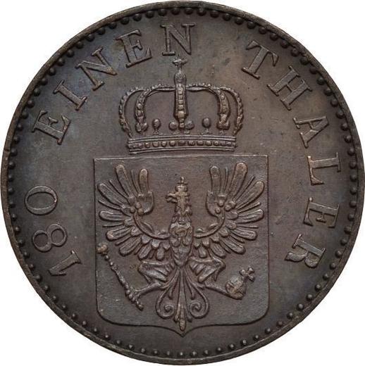 Obverse 2 Pfennig 1861 A -  Coin Value - Prussia, William I