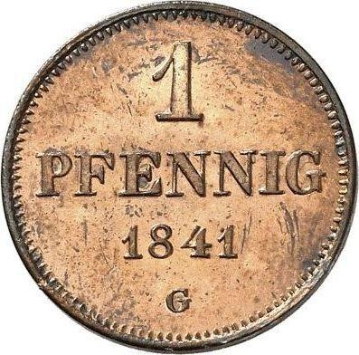 Reverse 1 Pfennig 1841 G -  Coin Value - Saxe-Altenburg, Joseph