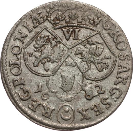 Rewers monety - Szóstak 1682 TLB "Typ 1680-1683" - cena srebrnej monety - Polska, Jan III Sobieski