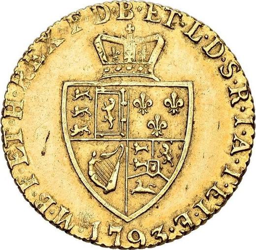 Reverse Half Guinea 1793 "Spade" - Gold Coin Value - United Kingdom, George III