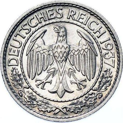 Obverse 50 Reichspfennig 1937 F - Coin Value - Germany, Weimar Republic