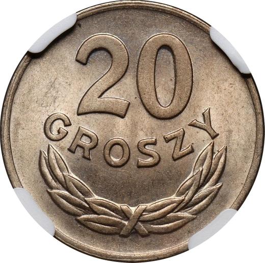Reverse 20 Groszy 1949 Copper-Nickel -  Coin Value - Poland, Peoples Republic