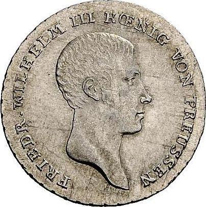 Obverse 1/6 Thaler 1814 A - Silver Coin Value - Prussia, Frederick William III
