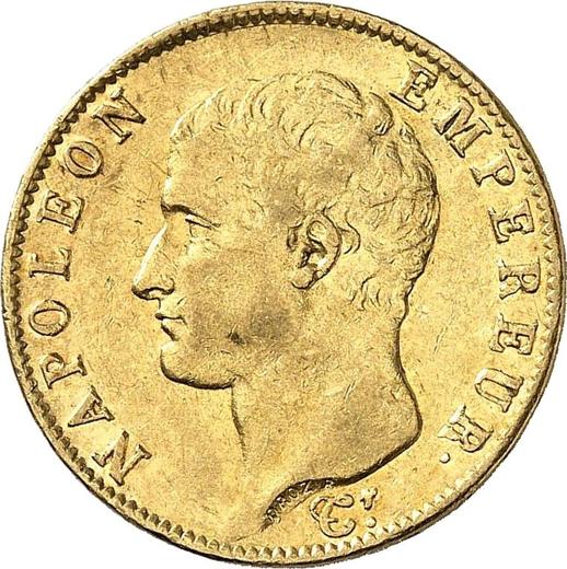 Avers 20 Franken 1806 I "Typ 1806-1807" - Goldmünze Wert - Frankreich, Napoleon I
