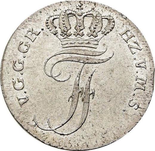 Obverse 8 shilling 1827 - Silver Coin Value - Mecklenburg-Schwerin, Frederick Francis I