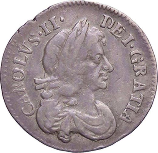 Obverse Threepence 1678 - Silver Coin Value - United Kingdom, Charles II
