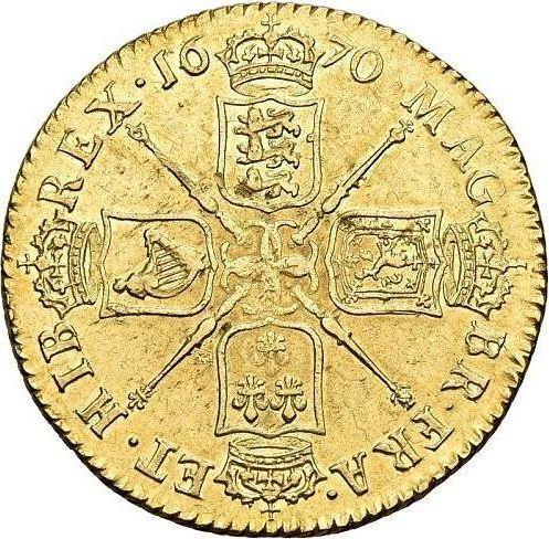 Reverse Guinea 1670 "Third laureate bust" - Gold Coin Value - United Kingdom, Charles II