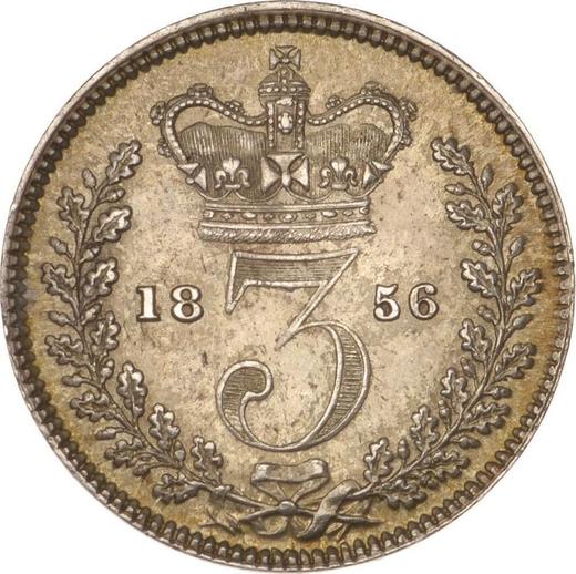 Reverse Threepence 1856 - Silver Coin Value - United Kingdom, Victoria