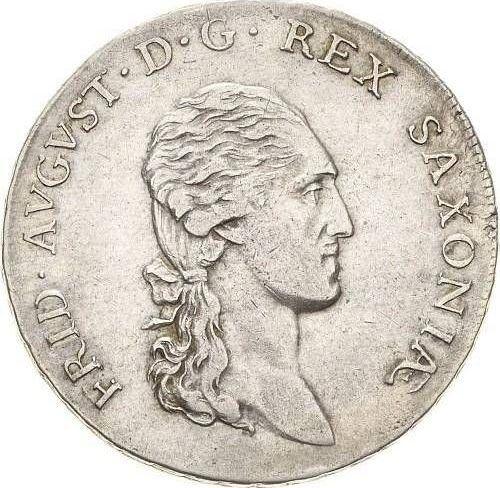Anverso Tálero 1807 S.G.H. - valor de la moneda de plata - Sajonia, Federico Augusto I