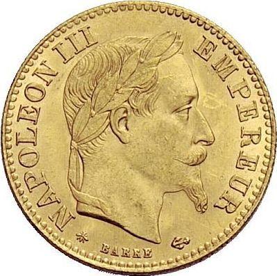 Obverse 10 Francs 1862 A "Type 1861-1868" - Gold Coin Value - France, Napoleon III