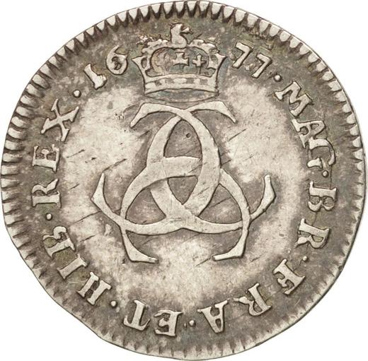 Reverse Threepence 1677 - Silver Coin Value - United Kingdom, Charles II