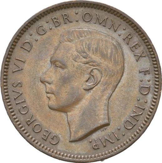 Obverse Farthing 1944 HP -  Coin Value - United Kingdom, George VI