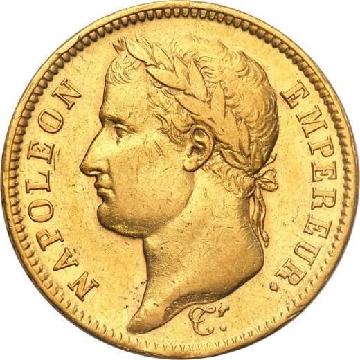 Obverse 40 Francs 1809 A "Type 1809-1813" - Gold Coin Value - France, Napoleon I