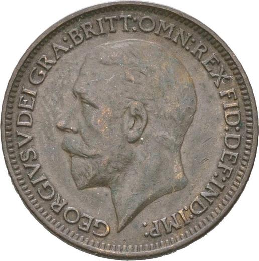 Obverse Farthing 1926 -  Coin Value - United Kingdom, George V