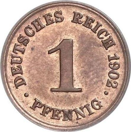 Obverse 1 Pfennig 1902 D "Type 1890-1916" -  Coin Value - Germany, German Empire