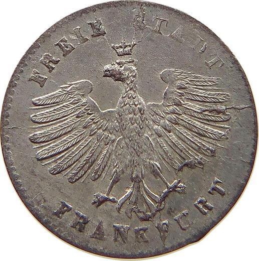 Obverse Kreuzer 1850 - Silver Coin Value - Frankfurt am Main, Free City