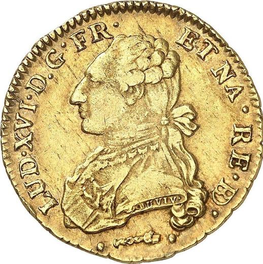Obverse Double Louis d'Or 1777 - Gold Coin Value - France, Louis XVI